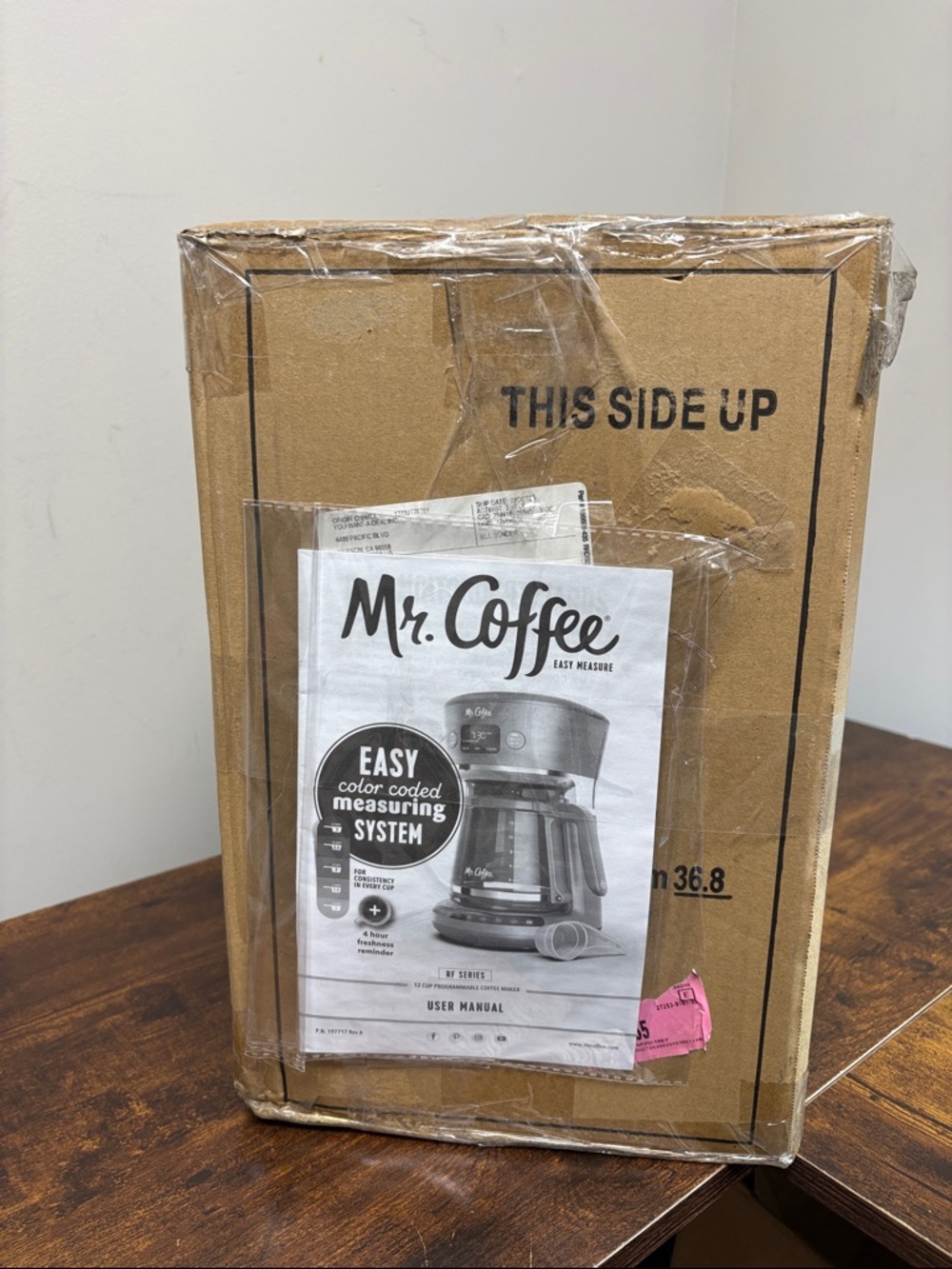 Mr. Coffee Black Drip Coffee Maker - Easy Color Coded Measuring System